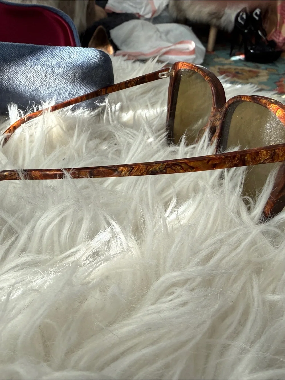 Gucci Women's Wine Sunglasses with Oversized Lenses